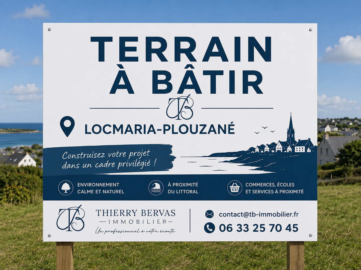 TERRAIN - 399 M2 - LOCMARIA PLOUZANE